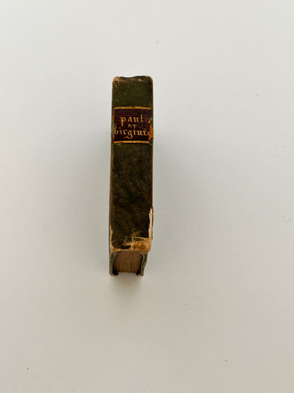 Miniature Antique Book Paul et Virginie Paris