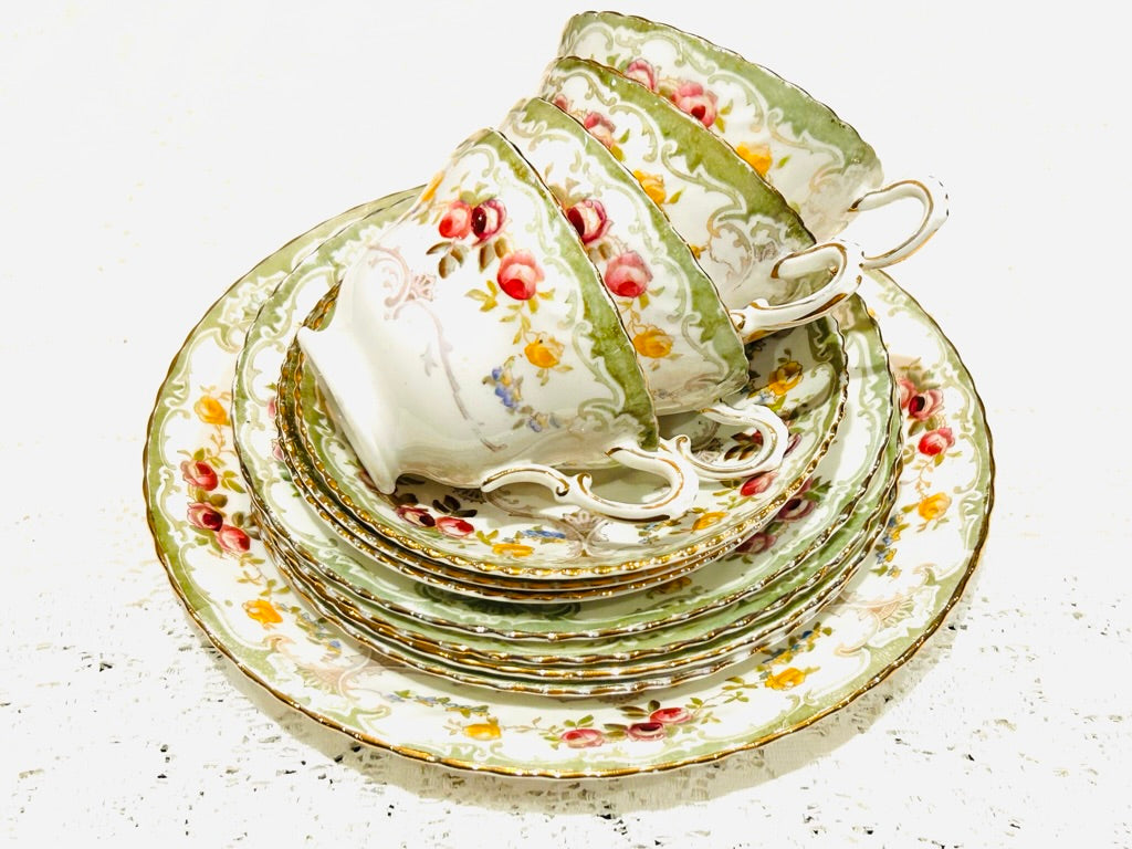 VENDIDO - Juego de té de porcelana inglesa Samuel Radfords