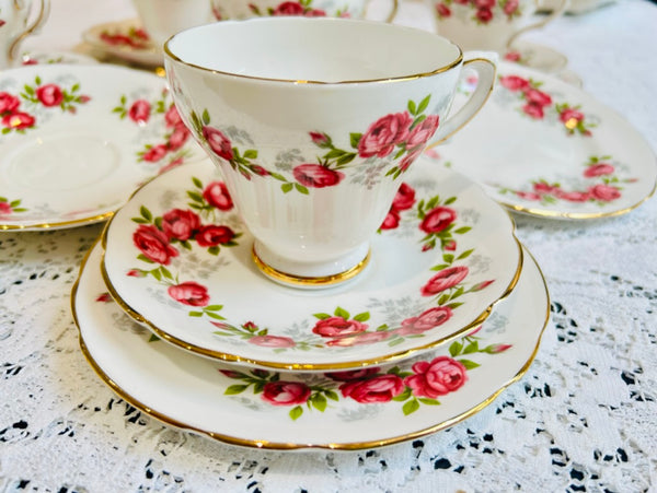 Sutherland Pink Rose Tea Set