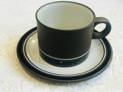 Hornsea Lancaster Vitramic Coffee Cup & Saucer Set.