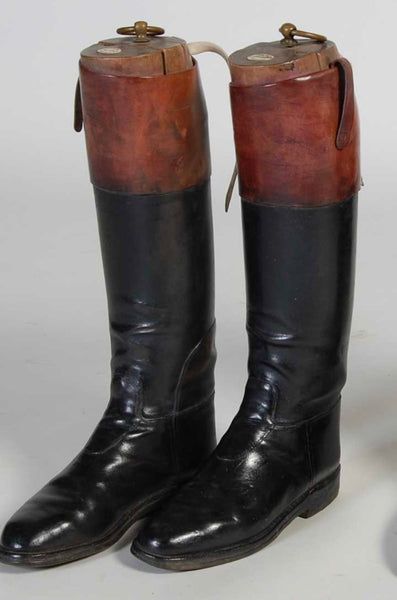 Edwardian Leather Riding Boots Maxwell London 