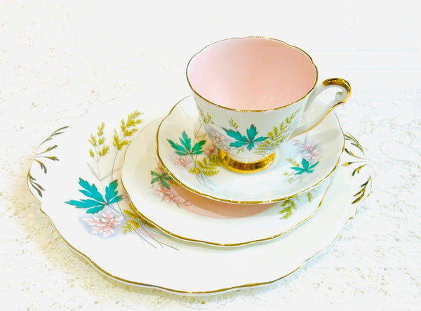 Pretty Pink Queen Anne Tea Set "Louise"