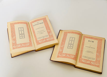 Vintage Books 2 Volumes of Kipling Classics Jungle Book & Kim