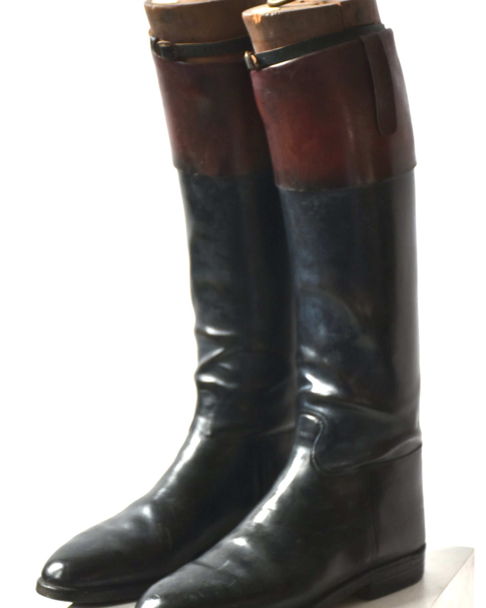 SOLD - Edwardian Mens Leather Riding Boots