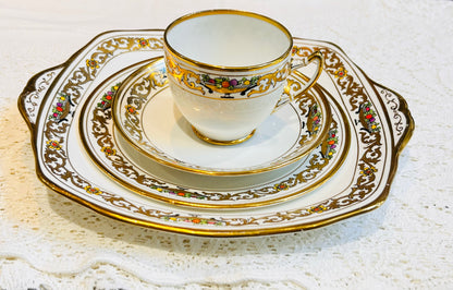 Royal Albert Art Deco Teacup Saucer Set