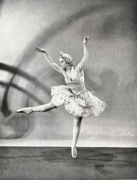 Vintage Ballet Photographic Print Tchaikovsky Elizabeth Miller The Song Bird Fairy The Sleeping Princess.