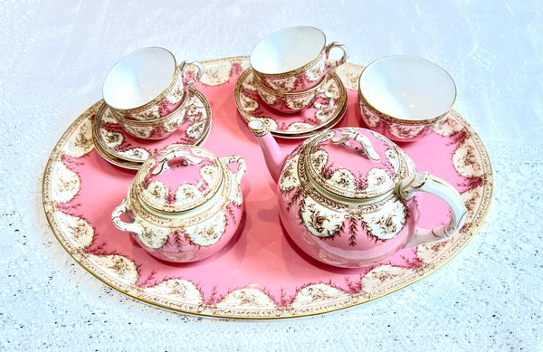 SOLD - Royal Worcester Pink Teaset