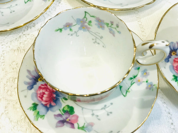 Crown Staffordshire Cup & Saucer