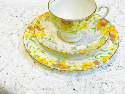 Tuscan Yellow Floral Tea Set