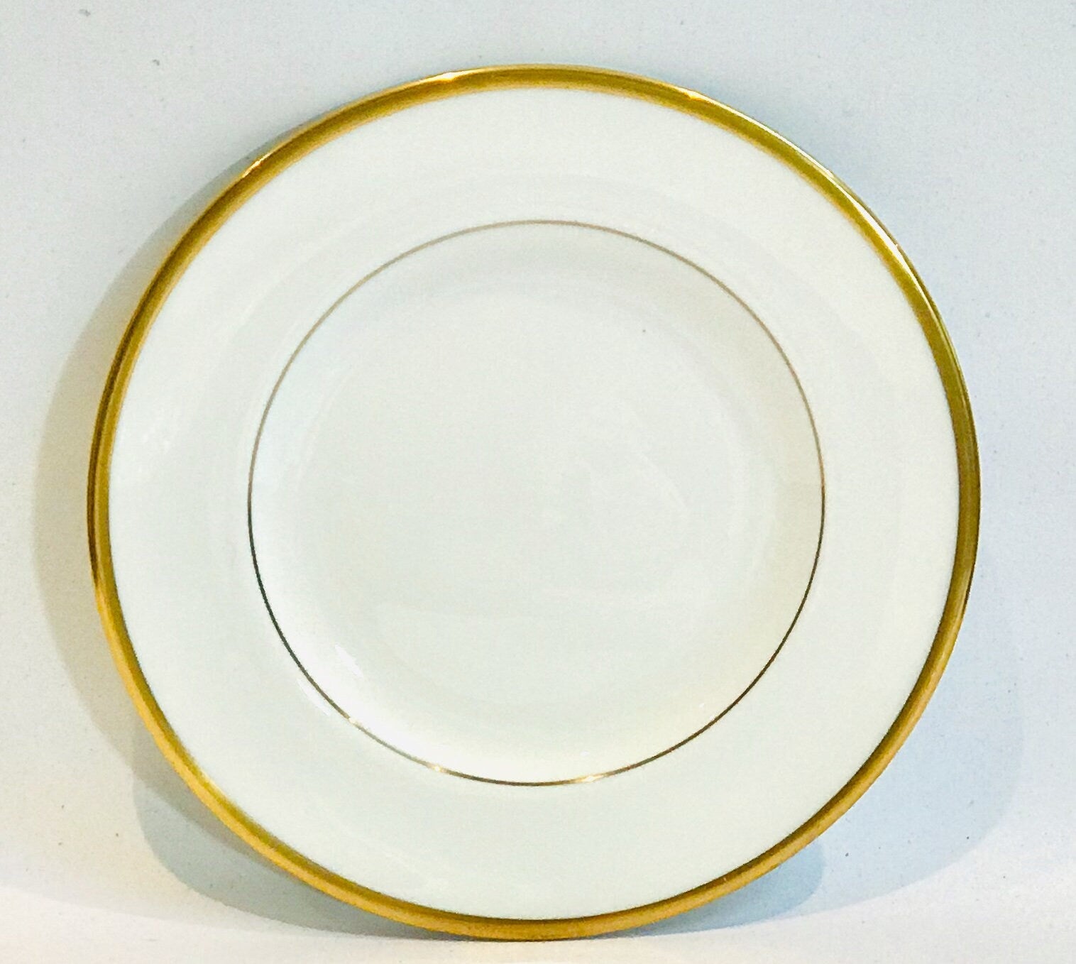 Wedgwood California China Side Plate White Gold Edge - Tableware Dinnerware replace match china England